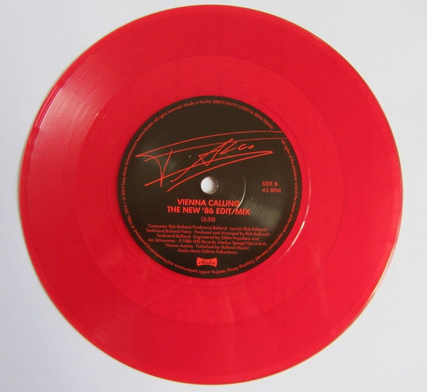 Falco : Rock Me Amadeus (The American Edit) / Vienna Calling (The New '86 Edit / Mix) (7", RSD, Single, Ltd, RE, Red)