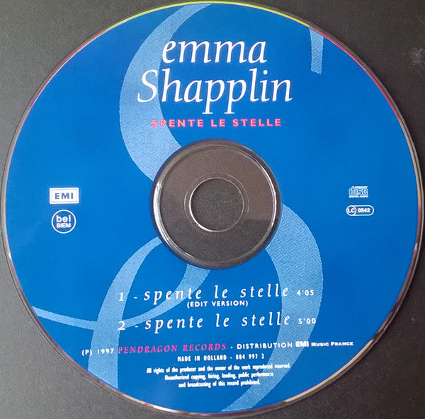 Emma Shapplin : Spente Le Stelle (CD, Single)
