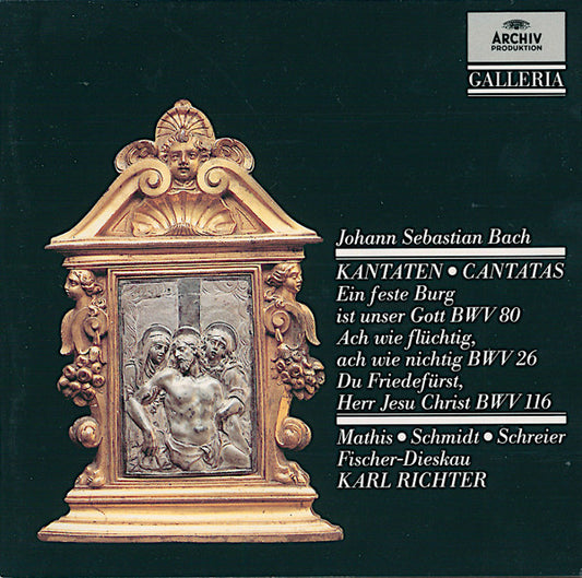 Johann Sebastian Bach - Edith Mathis · Trudeliese Schmidt · Peter Schreier · Dietrich Fischer-Dieskau / Karl Richter : Kantaten - Cantatas BWV 80 / BWV 26 / BWV 116 (CD, Comp, RM)
