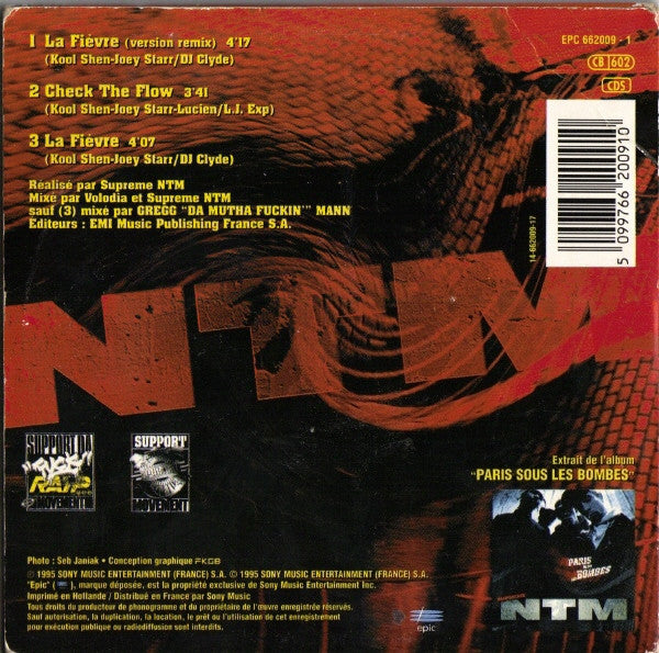 Suprême NTM : La Fièvre (CD, Single)