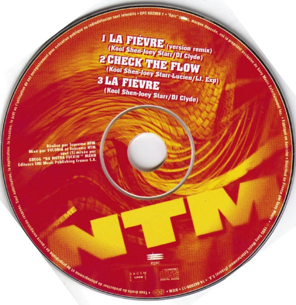Suprême NTM : La Fièvre (CD, Single)