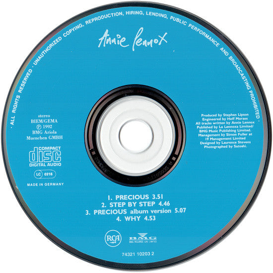 Annie Lennox : Precious (CD, Maxi)