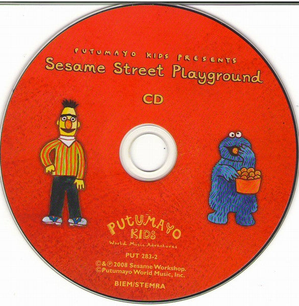 Various : Sesame Street Playground (CD, Comp + DVD, PAL, Bon)