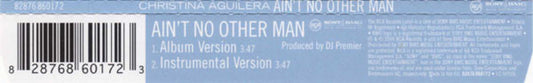 Christina Aguilera : Ain't No Other Man (CD, Single)