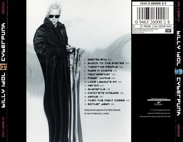 Billy Idol : Cyberpunk (CD, Album)