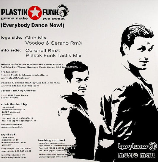 Plastik Funk : Gonna Make You Sweat (Everybody Dance Now!) (Remixes) (12")