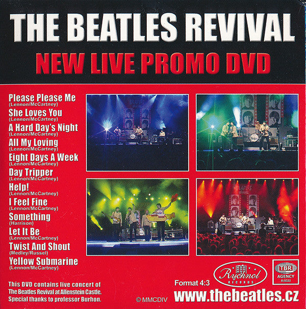 The Beatles Revival : New Live Promo DVD (DVD-V, Promo)