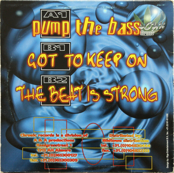 Michaelangelo (9) : Pump The Bass (12")