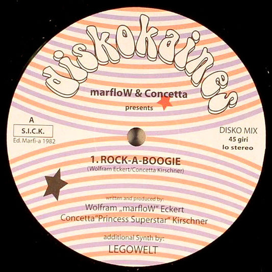 The Diskokaines : Rock-A-Boogie (12")