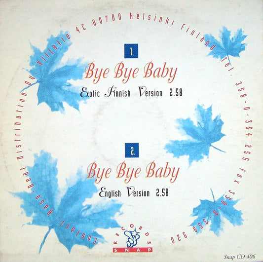 CatCat : Bye Bye Baby (CD, Single)