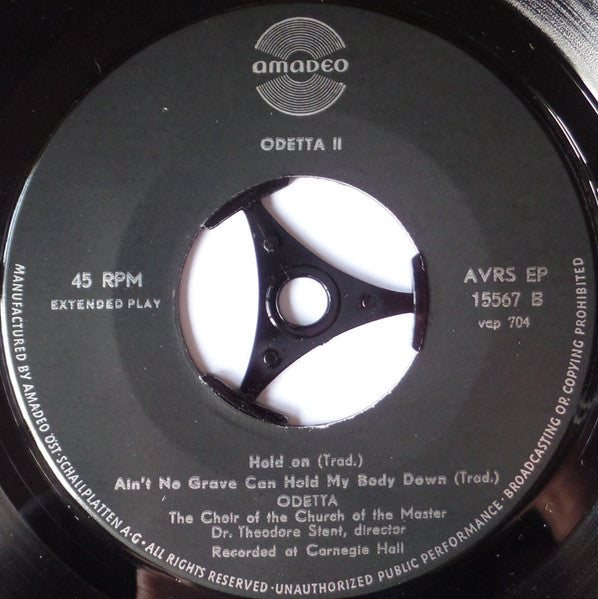 Odetta : Odetta 2 (7", EP)