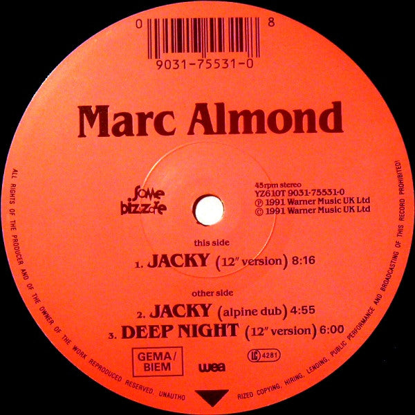 Marc Almond : Jacky (12")