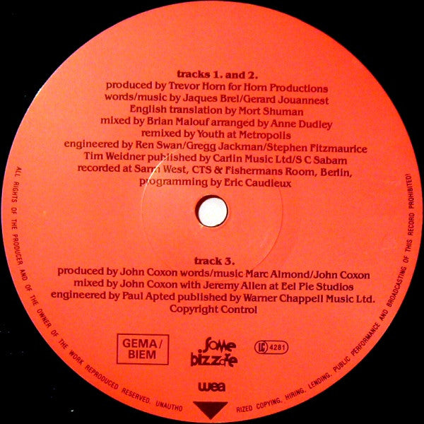 Marc Almond : Jacky (12")
