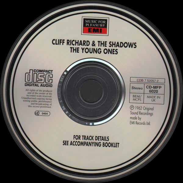 Cliff Richard & The Shadows : The Young Ones (CD, Album, RE)