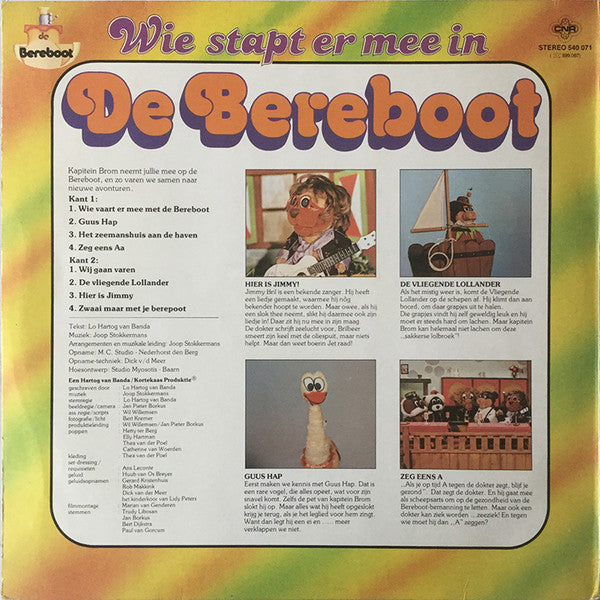 De Bereboot : Wie Stapt Er Mee In De Bereboot (LP, Album)