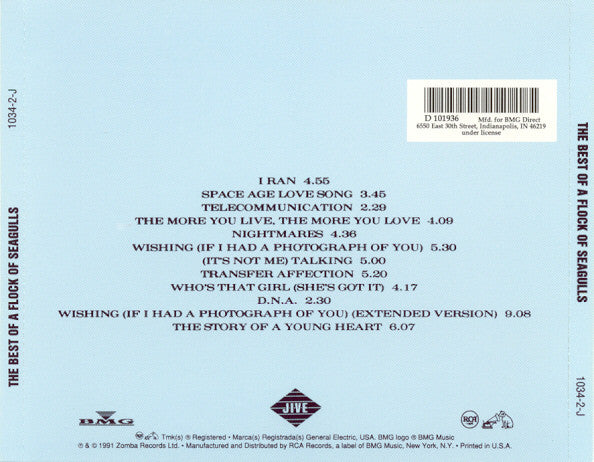 A Flock Of Seagulls : The Best Of A Flock Of Seagulls (CD, Comp, Club, RE)