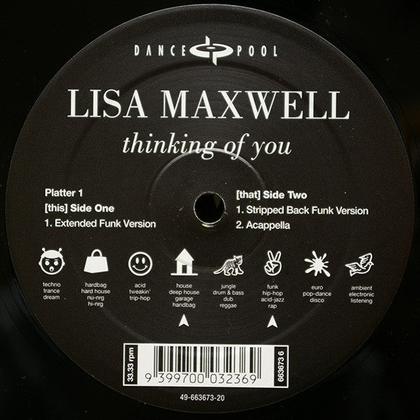 Lisa Maxwell : Thinking Of You (2x12")