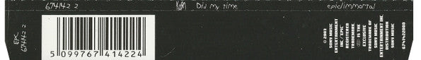 Korn : Did My Time (CD, Single)