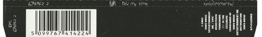 Korn : Did My Time (CD, Single)