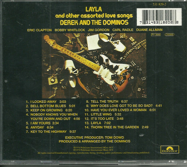 Derek & The Dominos : Layla And Other Assorted Love Songs (CD, Album, RM)