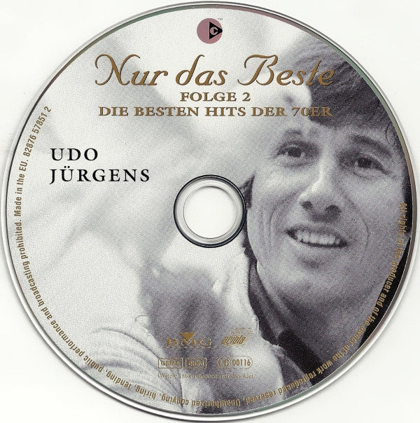 Udo Jürgens : Nur Das Beste Folge 2 (Die Besten Hits Der 70er) (CD, Comp, Copy Prot.)