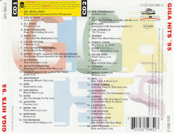 Various : Giga Hits 95 (CD, Enh + CD + Comp)