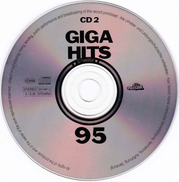Various : Giga Hits 95 (CD, Enh + CD + Comp)