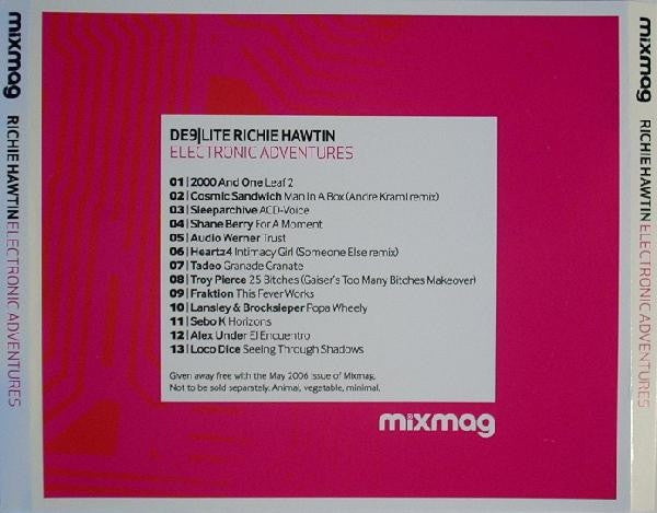 Richie Hawtin : Electronic Adventures (CD, Mixed)