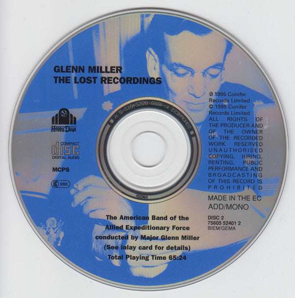 Glenn Miller : The Lost Recordings (2xCD, Comp, RM)