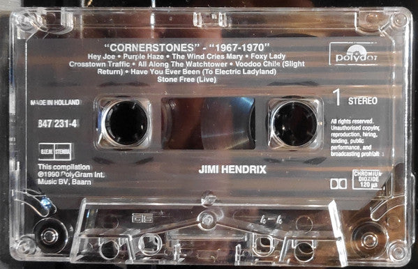 Jimi Hendrix : Cornerstones 1967 - 1970 (Cass, Comp)
