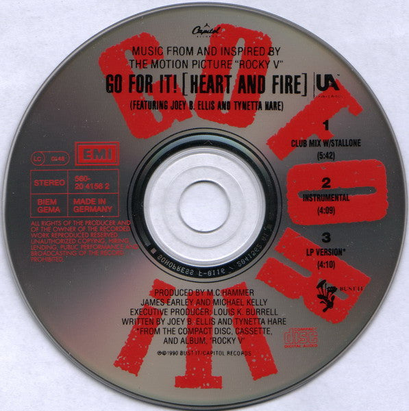 Joey B. Ellis And Tynetta Hare : Go For It! (Heart And Fire) (CD, Maxi)
