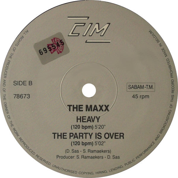 The Maxx : Techno Time (12")