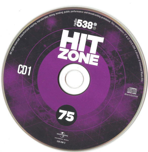 Various : Radio 538 - Hitzone 75 (2xCD, Comp)