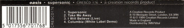 Oasis (2) : Supersonic (CD, Single)