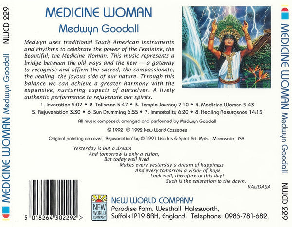 Medwyn Goodall : Medicine Woman (CD)