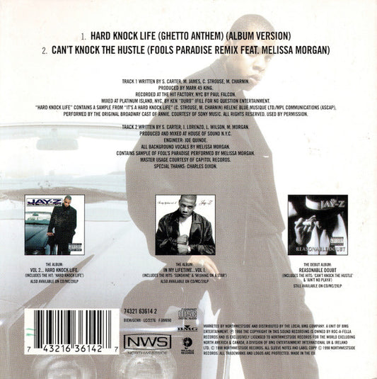 Jay-Z : Hard Knock Life (Ghetto Anthem) (CD, Single)