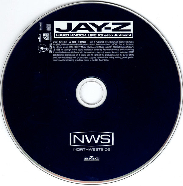 Jay-Z : Hard Knock Life (Ghetto Anthem) (CD, Single)
