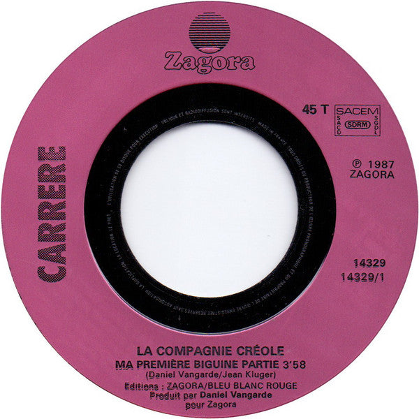 La Compagnie Créole : Ma Première Biguine-Partie (7", Single)