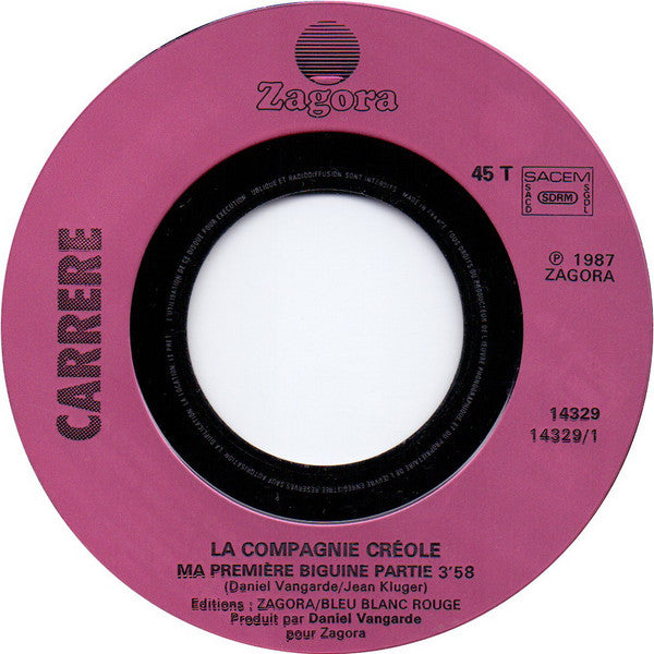 La Compagnie Créole : Ma Première Biguine-Partie (7", Single)