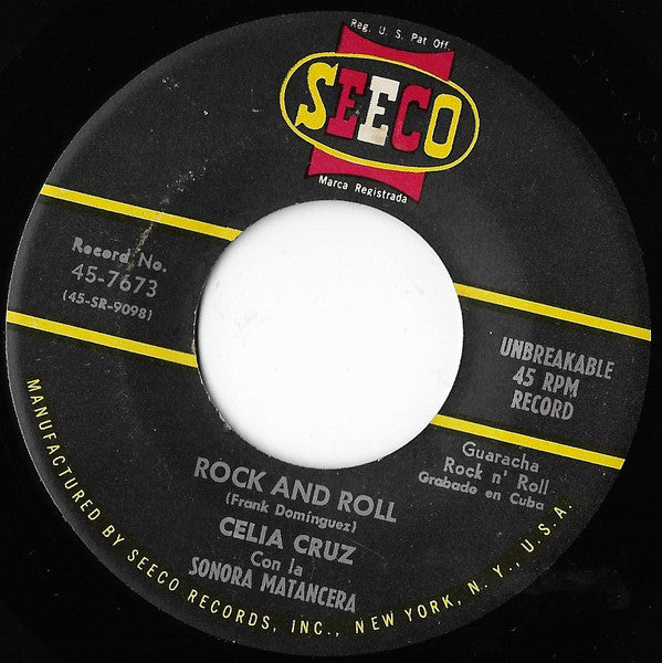 Celia Cruz Con La Sonora Matancera : Rock And Roll / Mi Amor, Buenas Noches (7", Single)