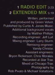 Green Velvet : La La Land (CD, Single)