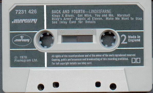 Lindisfarne : Back And Fourth (Cass, Album)