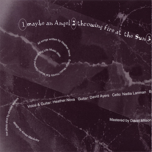 Heather Nova : Live From The Milky Way (CD)