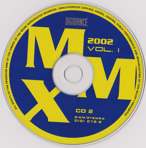 Various : Megamix 2002 Volume 1 (2xCD, Comp, Mixed)