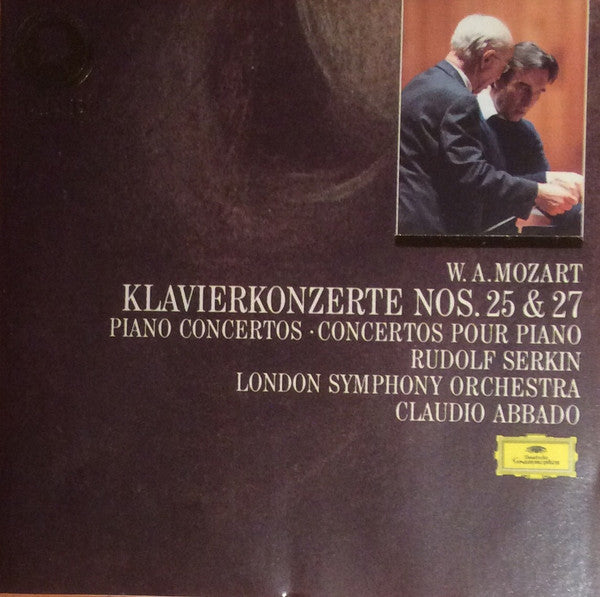 Wolfgang Amadeus Mozart - Rudolf Serkin, London Symphony Orchestra, Claudio Abbado : Klavierkonzerte Nos. 25 & 27 (CD, Comp)