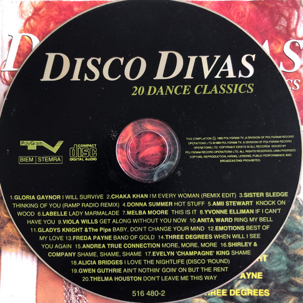 Various : Disco Divas - 20 Dance Classics (CD, Comp)