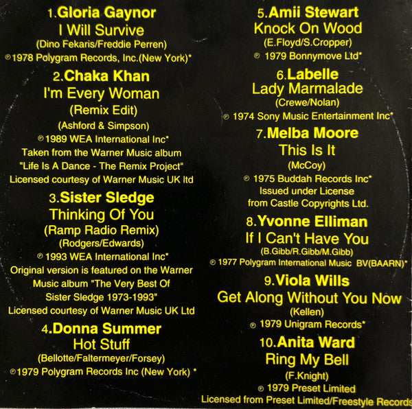 Various : Disco Divas - 20 Dance Classics (CD, Comp)