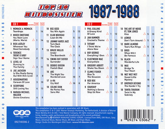 Various : Top 40 Hitdossier 1987-1988 (2xCD, Comp)
