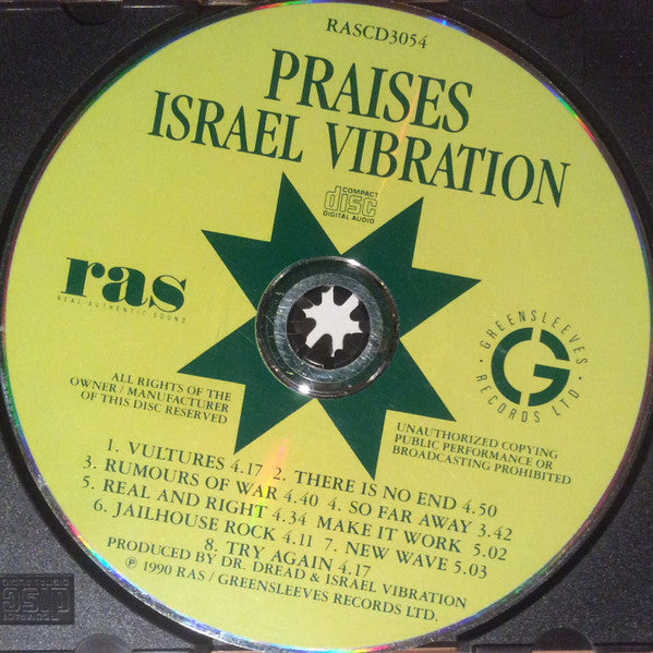 Israel Vibration : Praises (CD, Album)
