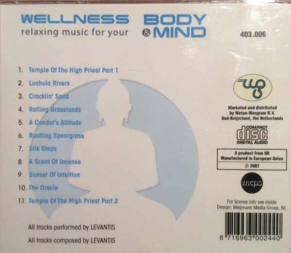 Levantis : The Healing Power Of Wellness Music To The Body And Mind (CD, Album)